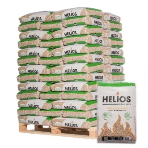 Granulés Helios – Palette contenant 65 sacs de 15 kg chacun