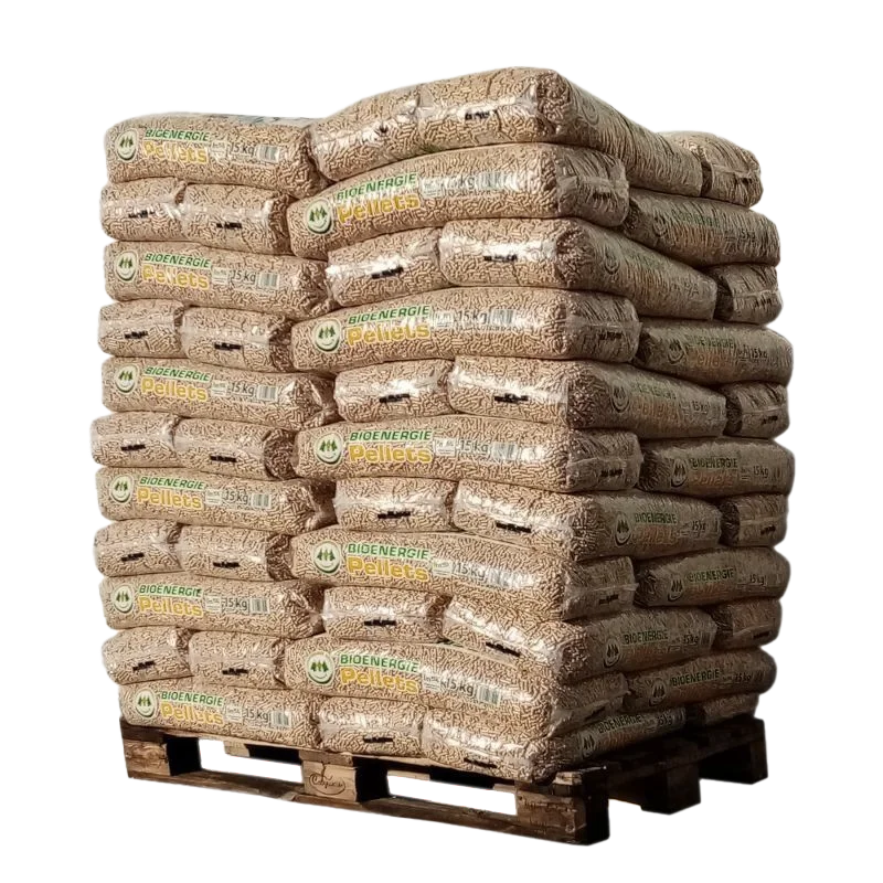 Granulés de bioénergie – palette de 66 sacs de 15 kg chacun